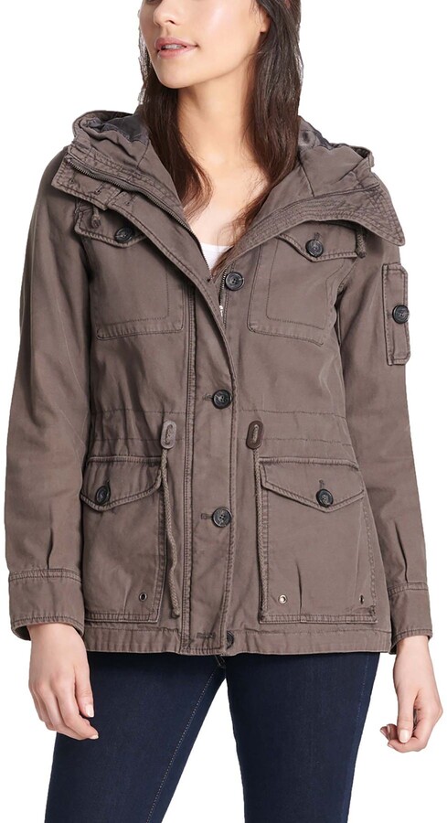 Levi's Hooded Military Jacket - ShopStyle