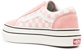Thumbnail for your product : Vans Pink Checkerboard Signature Chunky Trainers