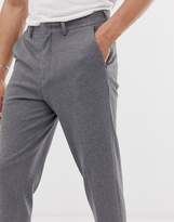 Thumbnail for your product : Selected tapered cropped pants with jersey stretch