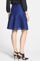 Thumbnail for your product : Pink Tartan Mesh Flared Skirt