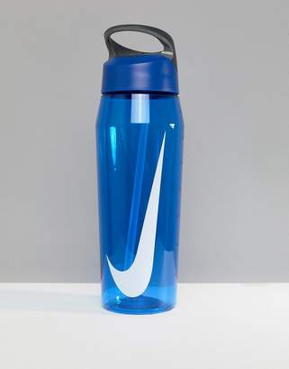 Nike Training Hydrocharge Straw Water Bottle 910ml In Blue N.OB.E2.445.32