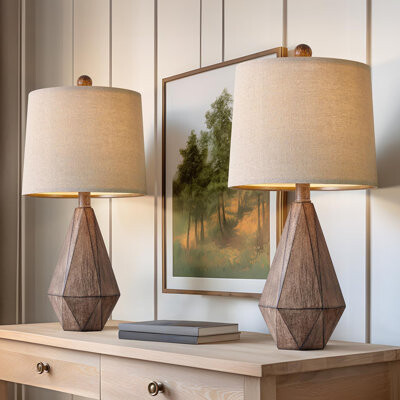 Corrigan Studio Nwamaka Resin USB Arched Lamp