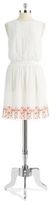 Thumbnail for your product : Jessica Simpson Dress with Embroidered Hemline