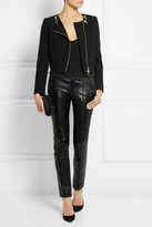 Thumbnail for your product : Moschino Cheap & Chic Moschino Cheap and Chic Embellished wool-crepe jacket
