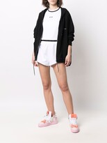 Thumbnail for your product : MSGM Logo-Print Track Shorts