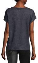 Thumbnail for your product : RtA Dawn Stripe Frayed Hem Tee
