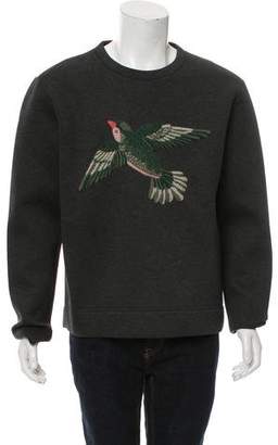 Gucci Bird Appliqué Neoprene Sweater