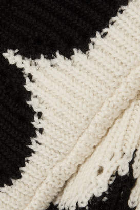 Valentino Oversized Wool Turtleneck Sweater - Black