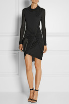 Thumbnail for your product : Helmut Lang Wrap-effect Micro Modal-jersey dress