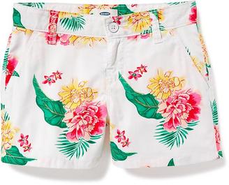Old Navy Printed Chino Shorts for Girls