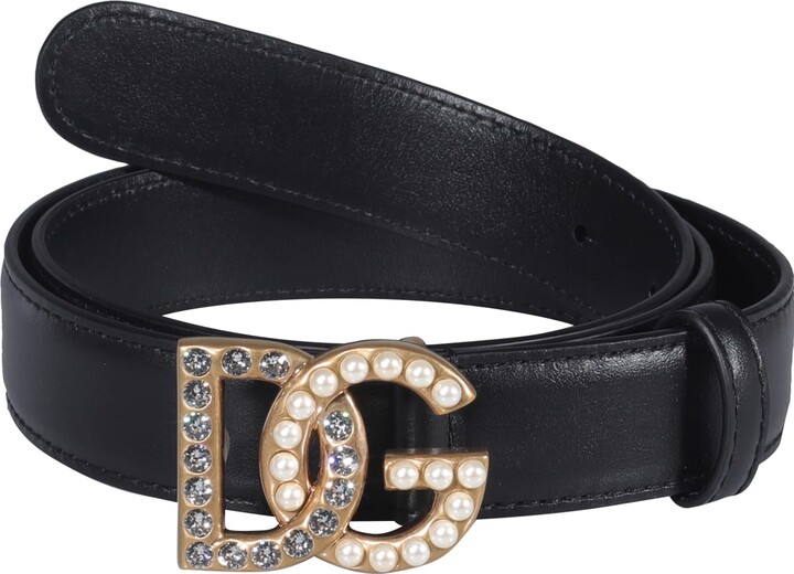 Dolce & Gabbana Buckle Logo Belt ShopStyle