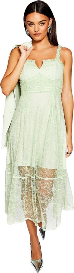 Warehouse Women's Runway Lace Detail Maxi Dress