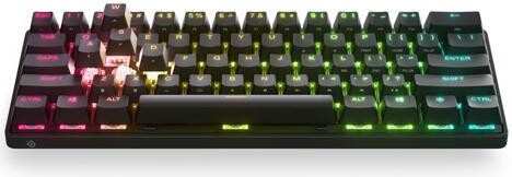 SteelSeries Apex Pro Mini Wireless Mechanical Gaming Keyboard - World's Fastest Keyboard - Adjustable Actuation - Compact 60% Form Factor - RGB -...
