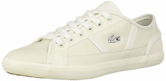 lacoste white trainers sale