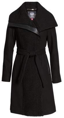 Vince Camuto Textured Double Breasted Coat