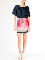 Thumbnail for your product : Band Of Outsiders Scarf Print Easy Dress