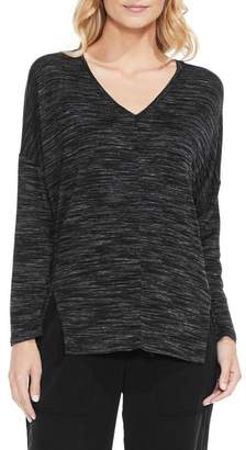 Vince Camuto Space-dye V-neck Top