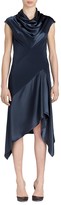 Thumbnail for your product : UNTTLD Cybil Satin & Crepe Bias Dress