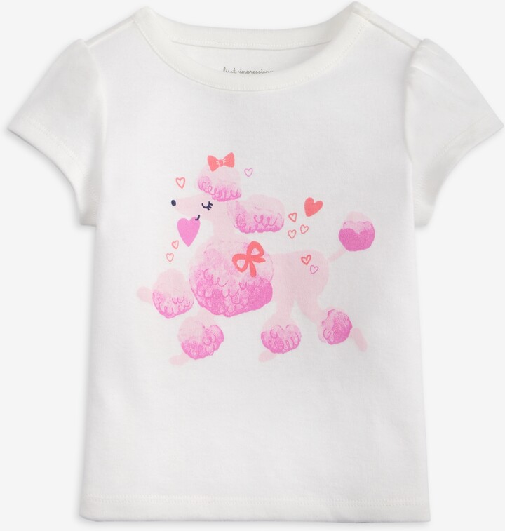 First Impressions Baby Girls Poodle Short-Sleeve T-Shirt, Macy's Exclusive