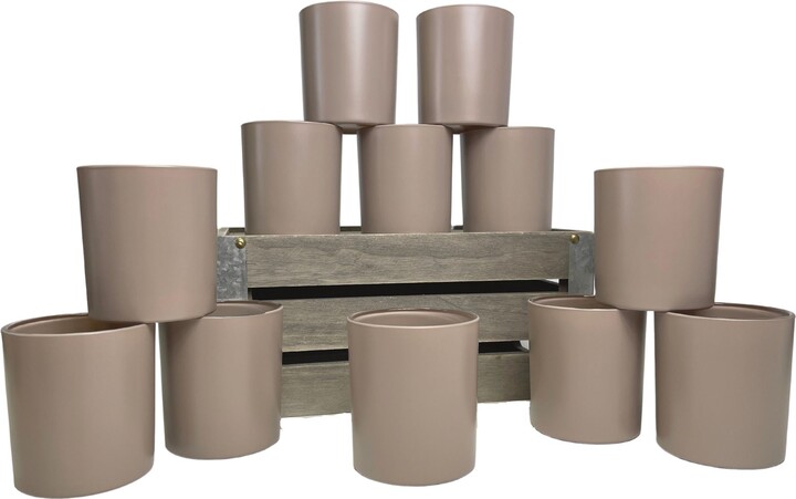 Etsy Glass Candle Jar, Vessels, Empty Candle Jars, Affordable 12 - Pk 14Oz Dulce De Leche Home Wax Jar Perfect For Decor