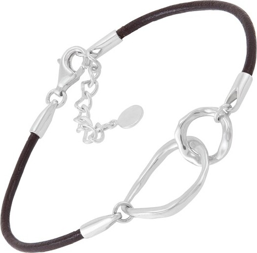 Silpada Silpada'WeGoTogether'SterlingSilverLeatherBracelet7\