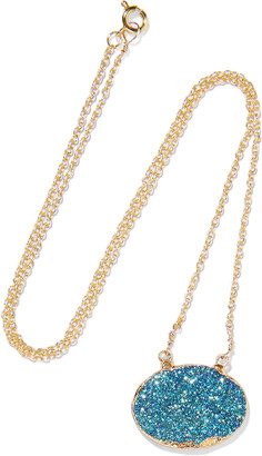 Dara Ettinger Gold-plated stone necklace