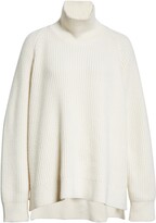 Thumbnail for your product : Rosetta Getty Rib Oversize High-Low Cashmere Sweater