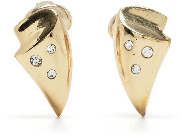 Christian Dior Gold Earrings | Shop the world's largest collection 