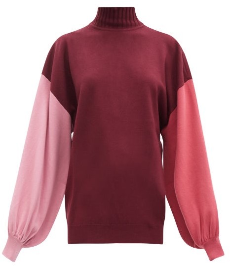 pink clover fulton turtleneck pullover tunic