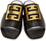 Thumbnail for your product : Givenchy Black 4G Flat Mules