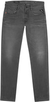 Thumbnail for your product : Replay Anbass Hyperflex+ grey slim-leg jeans