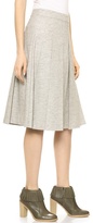 Thumbnail for your product : Derek Lam 10 Crosby Box Pleat Tea Length Skirt