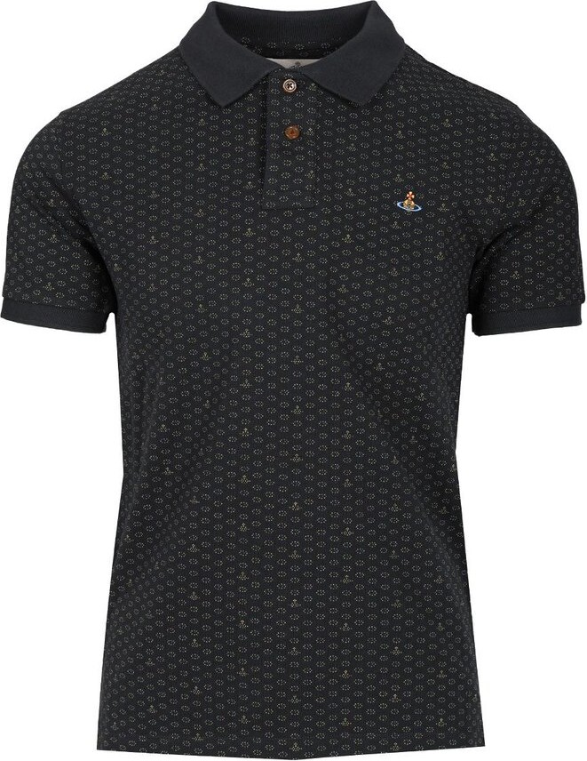 Vivienne Westwood Logo Embroidered Polo Shirt