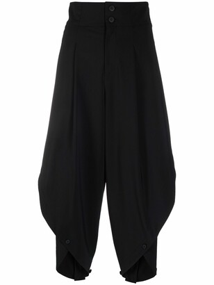Issey Miyake High-Waisted Slouchy Trousers