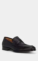 Thumbnail for your product : Barneys New York Men's Apron-Toe Penny Loafers - Black