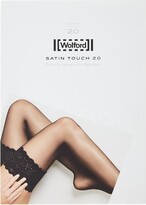 Thumbnail for your product : Wolford Women's Satin Touch 20 Stay-Up Stockings in Black, Size Large