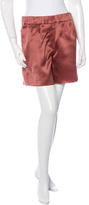 Thumbnail for your product : Brunello Cucinelli Silk Mini Shorts