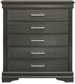 Latitude Run Modern 5 Drawers Chest Made With Wood