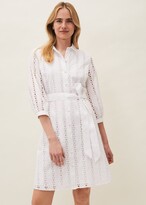 Thumbnail for your product : Phase Eight Caela Broderie Shirt Dress