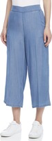 Thumbnail for your product : Anne Klein Women's Tencel Denim Pull on Wide Leg Cropped Pant
