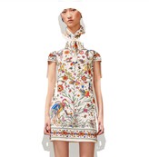 Thumbnail for your product : Tory Burch Printed Scarf T-Shirt Dress