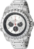 Thumbnail for your product : Oceanaut Men's Aviador Pilot Stainless Steel Quartz Watch with Stainless-Steel Strap