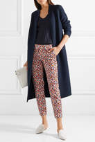 Thumbnail for your product : Akris Frances Cropped Printed Cotton-blend Slim-leg Pants