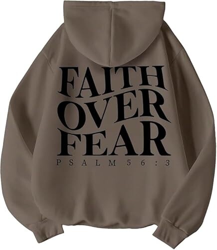 RoseSeek Women's Letter Print Hoodies Oversized Sweatshirt Long Sleeve Tops Pullover Pocketed Streetwear Women Outfits Grey Small