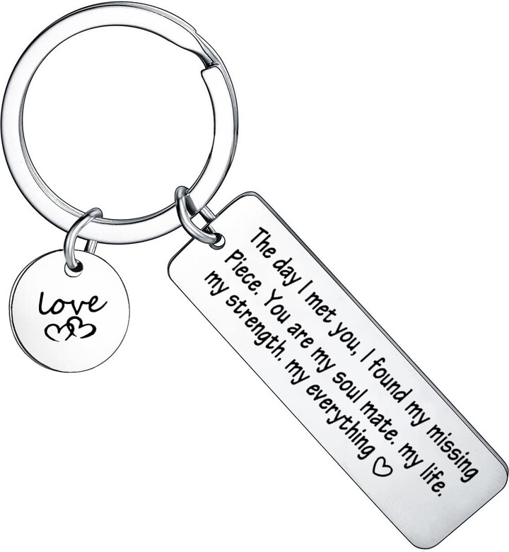 Pesabds Couples Keychain Gift For Husband Wife Keyring Set You Are My