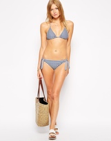 Thumbnail for your product : Esprit Manly Beach Stripe Padded Triangle Bikini Top
