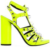 neon yellow balenciaga sandals