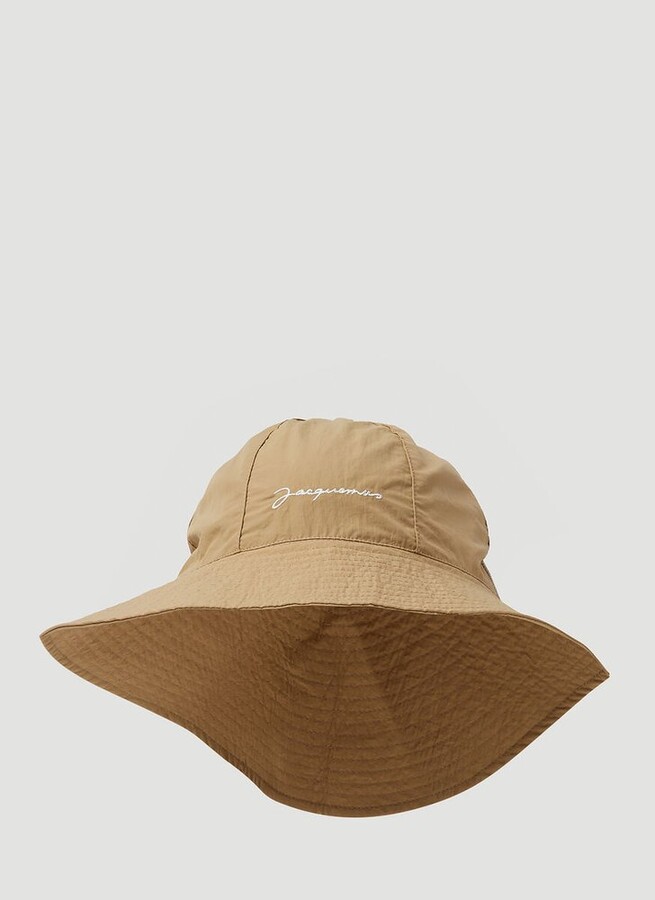 最初の SS21 Jacquemus ハット brim bucket hat黒 i9tmg.com.br