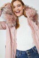 Thumbnail for your product : Coast Hooded Faux Fur Trim Parka Coat