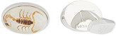 Thumbnail for your product : Tateossian Clear oval scorpion cufflinks - for Men